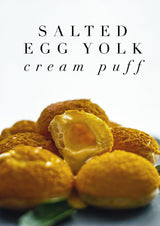 SALTED EGG YOLK CREAM PUFF Pastries & Gifts Pulse Patisserie