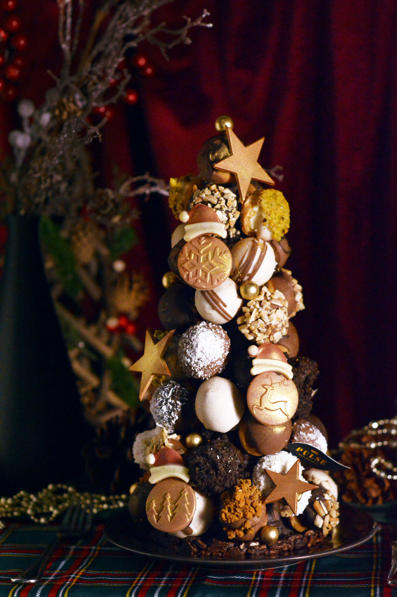 Chocolate Croquembouche Tower