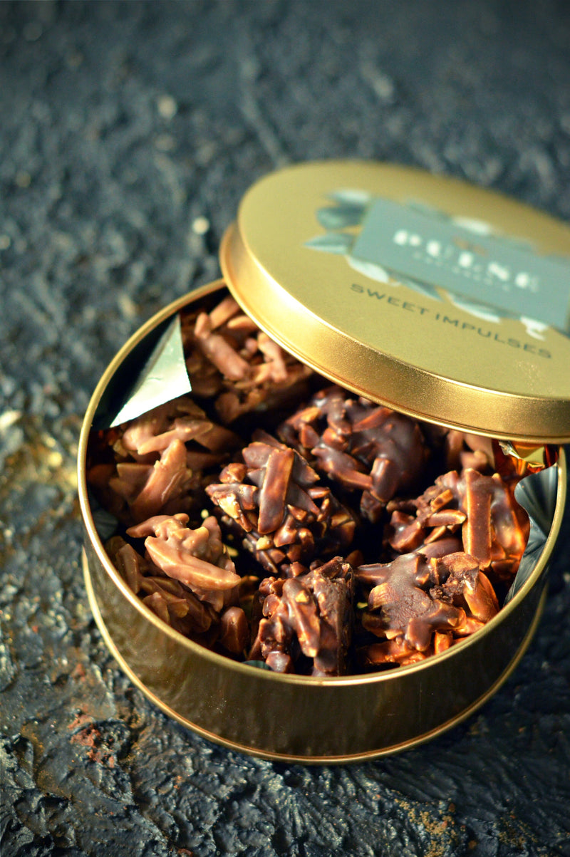 ALMOND CHOCOLATE ROCHER TIN– Pulse Patisserie
