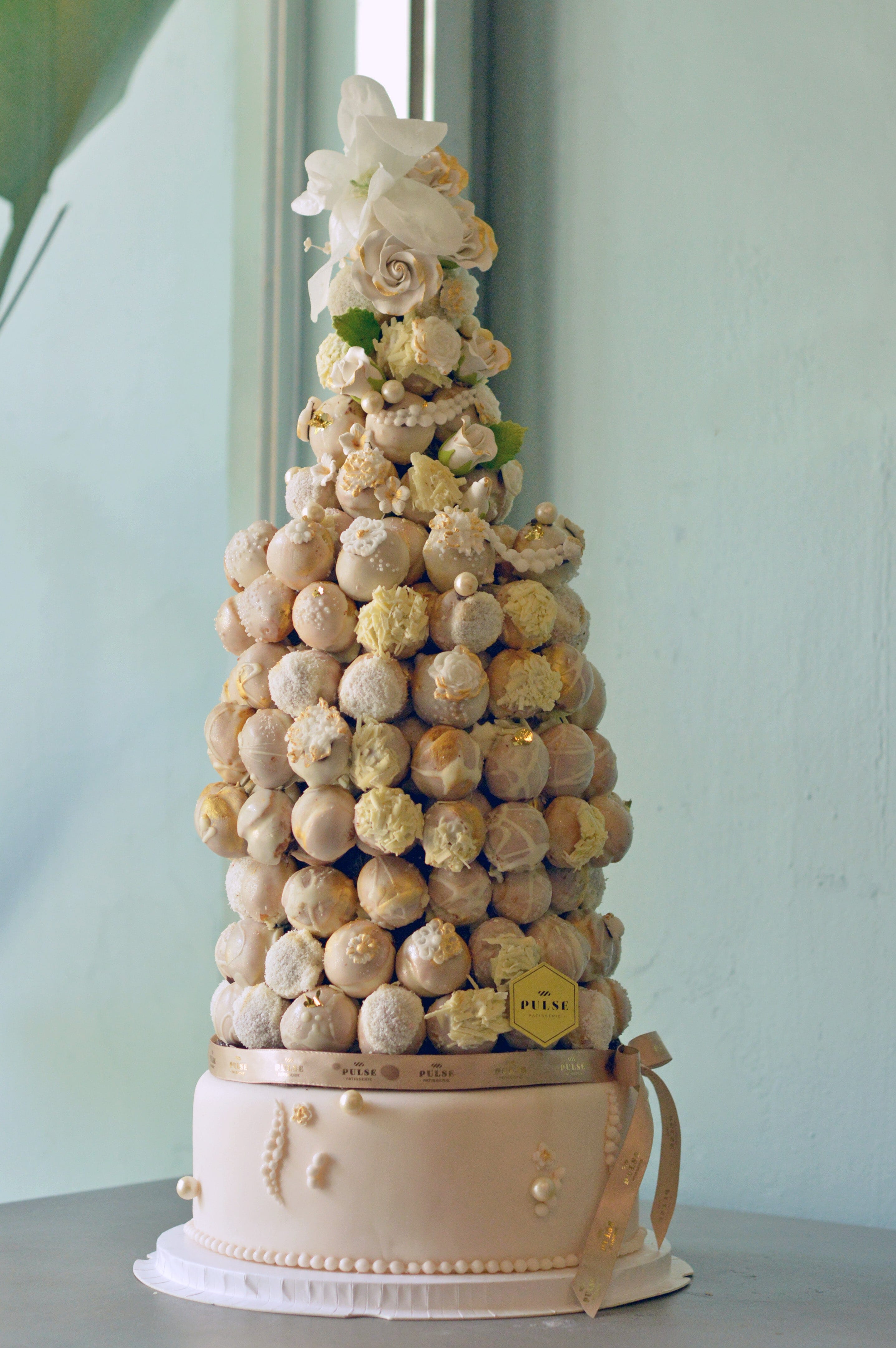 CHAMPAGNE TOWER & CAKE | Pulse Patisserie
