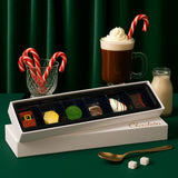 CHRISTMAS THEMED CHOCOLATE PRALINES Pastries & Gifts Pulse Patisserie Box of 6 