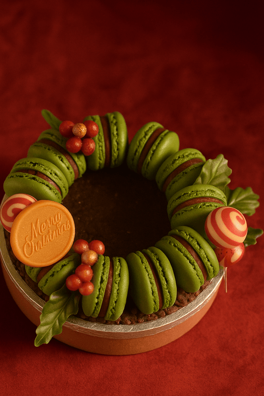 MACARON WREATH Pulse Patisserie 