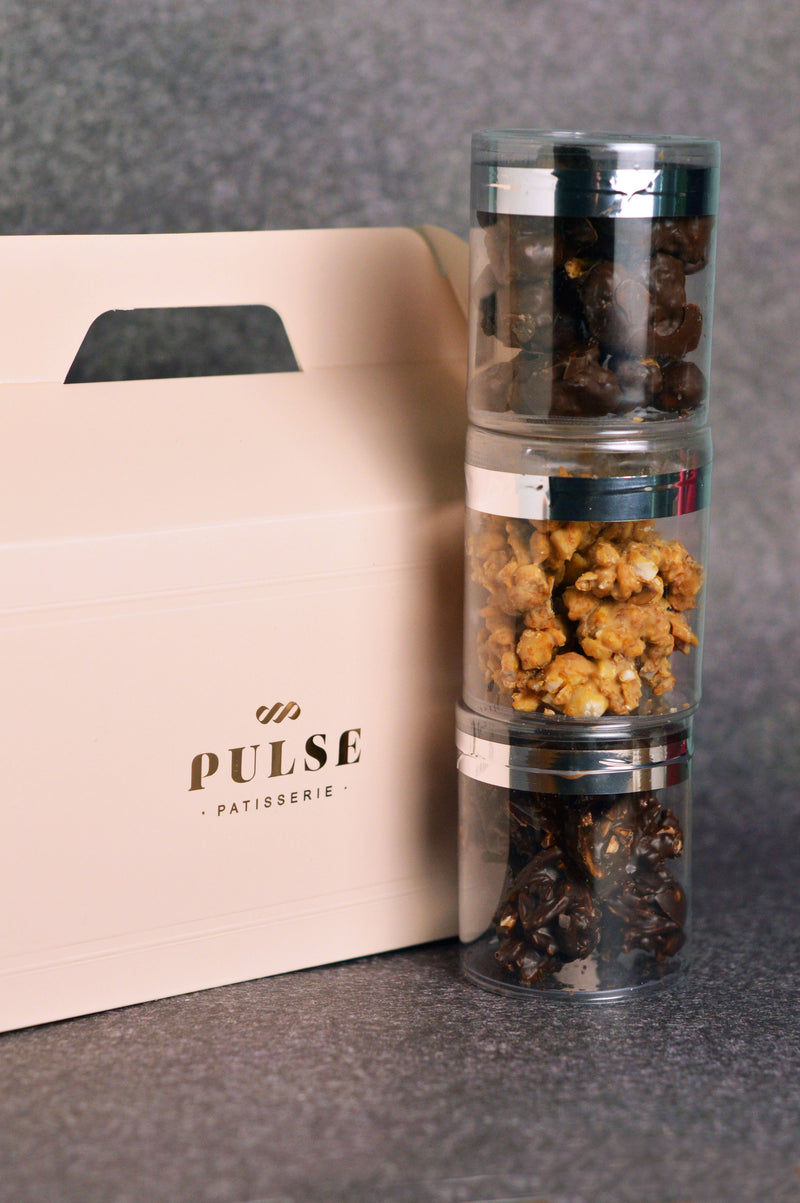 CHOCOLATE ENROBED NUTS Pastries & Gifts Pulse Patisserie 