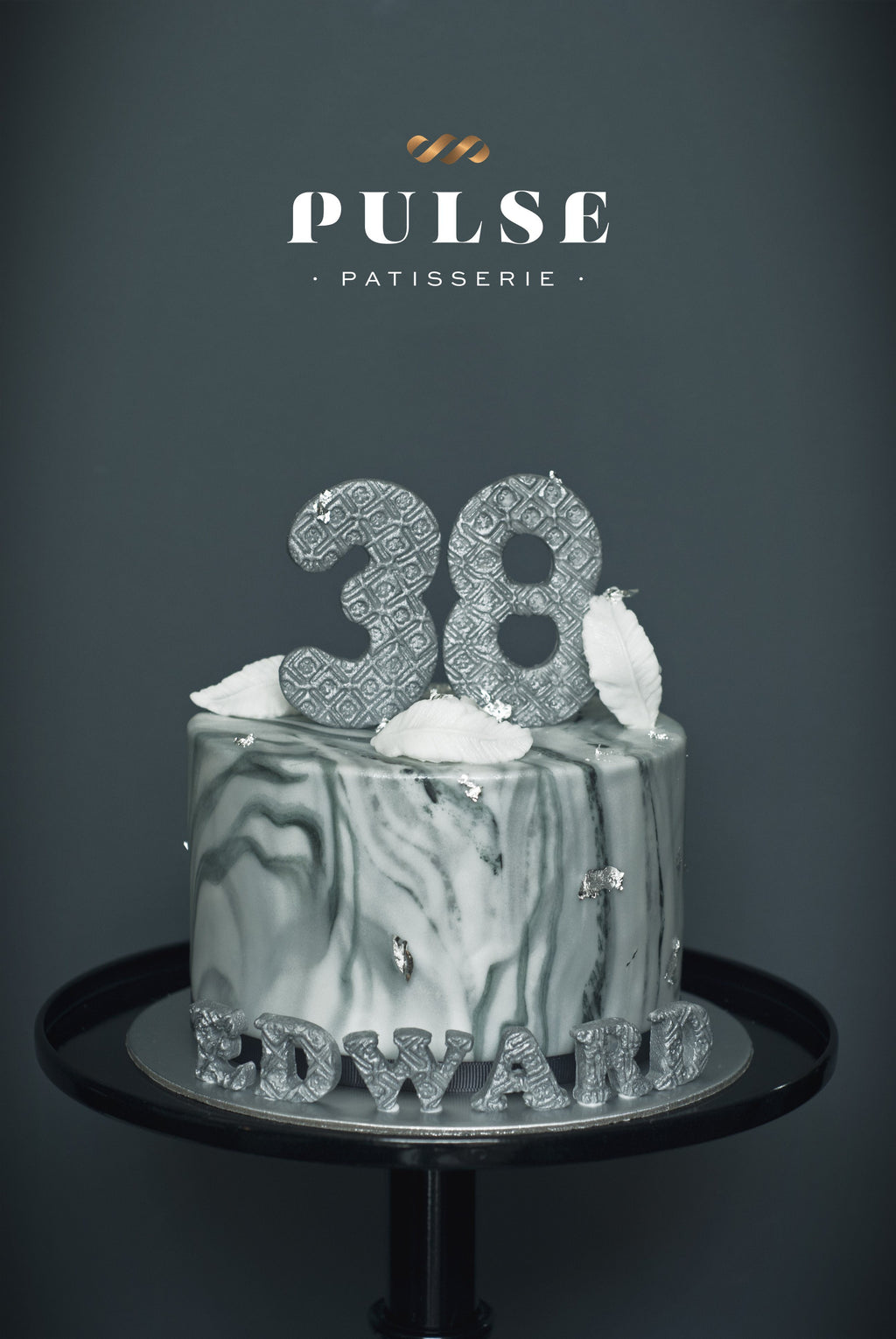 Marble Numerical Cake | Pulse Patisserie