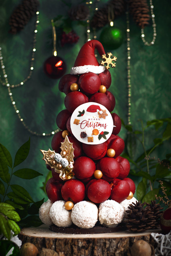 SANTA HAT CROQUEMBOUCHE Christmas 2019 Pulse Patisserie 
