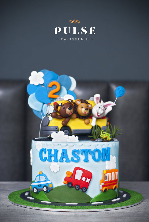 SCHOOL BUS ANIMALS Customized 2 Weeks Pulse Patisserie 