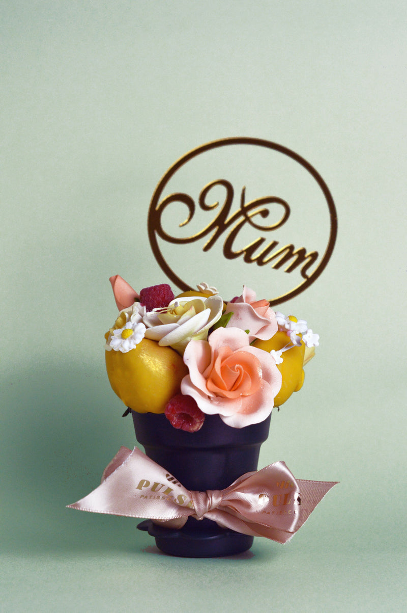 STRAWBERRY DIPPED CHOCOLATE MINI FLOWER POT Pastries & Gifts Pulse Patisserie 